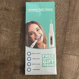 Ultrasonic Teeth Cleaner - White